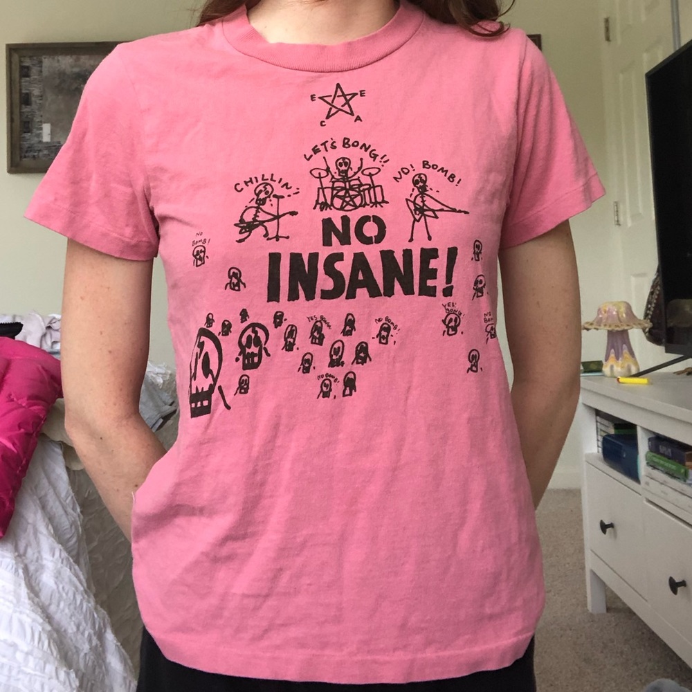 Hysteric Glamour No Insane T Shirt